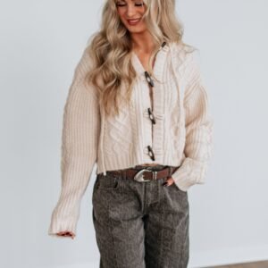 Natalee Cable Knit Cardigan