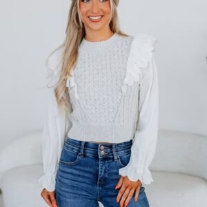 Alissa Contrast Top